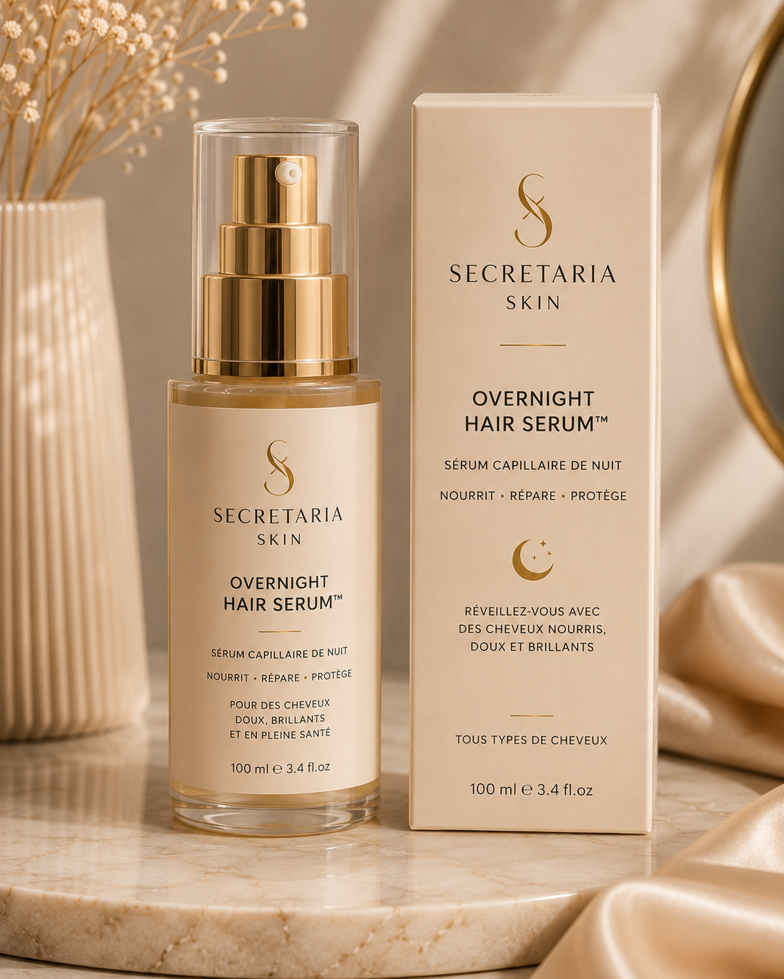 SECRETARIA SKIN Overnight Hair Serum